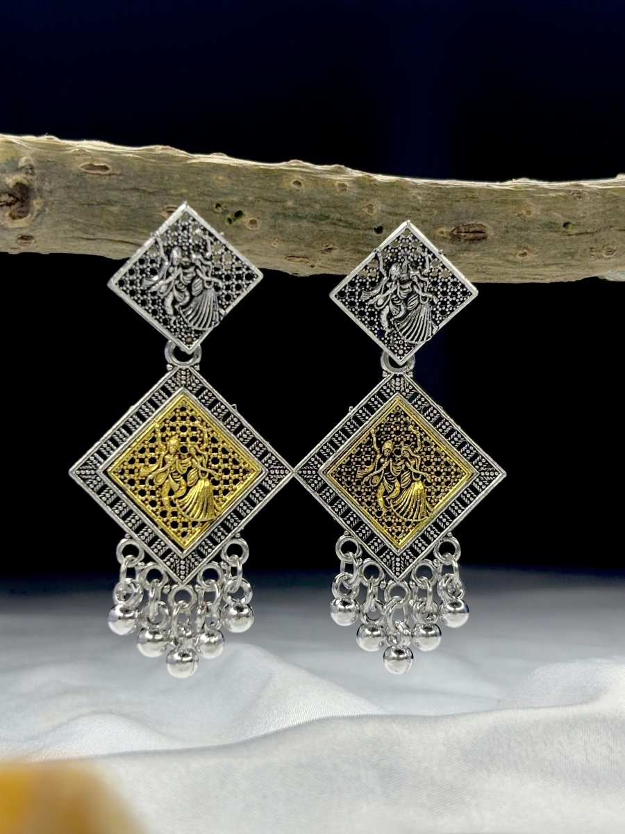 Radha Krishna Golden Sliver