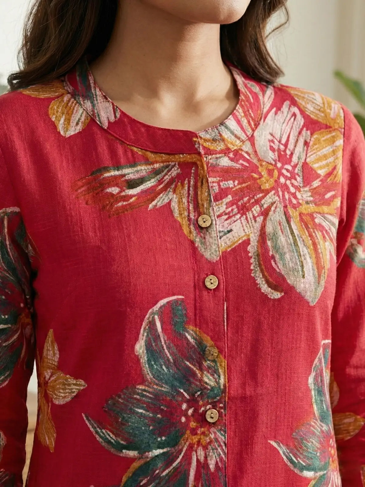 Pink Floral Print Co-Ord Set