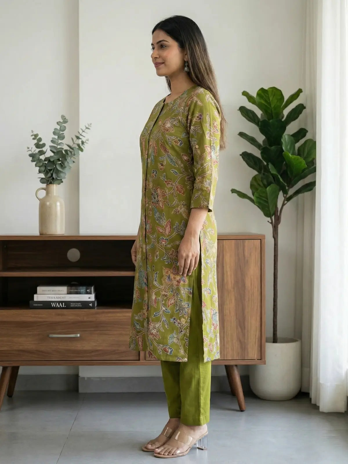 Plant Floral Print Co-Ord Set