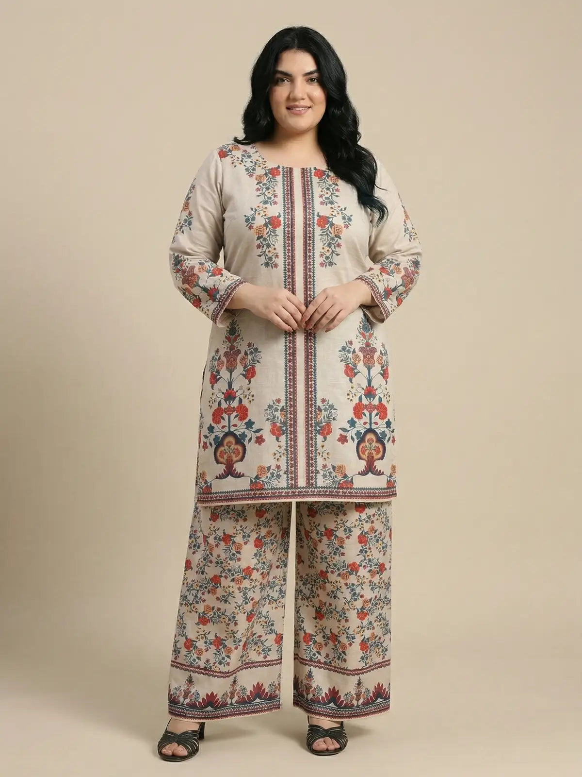 Plus Size Diya Co Ord Set