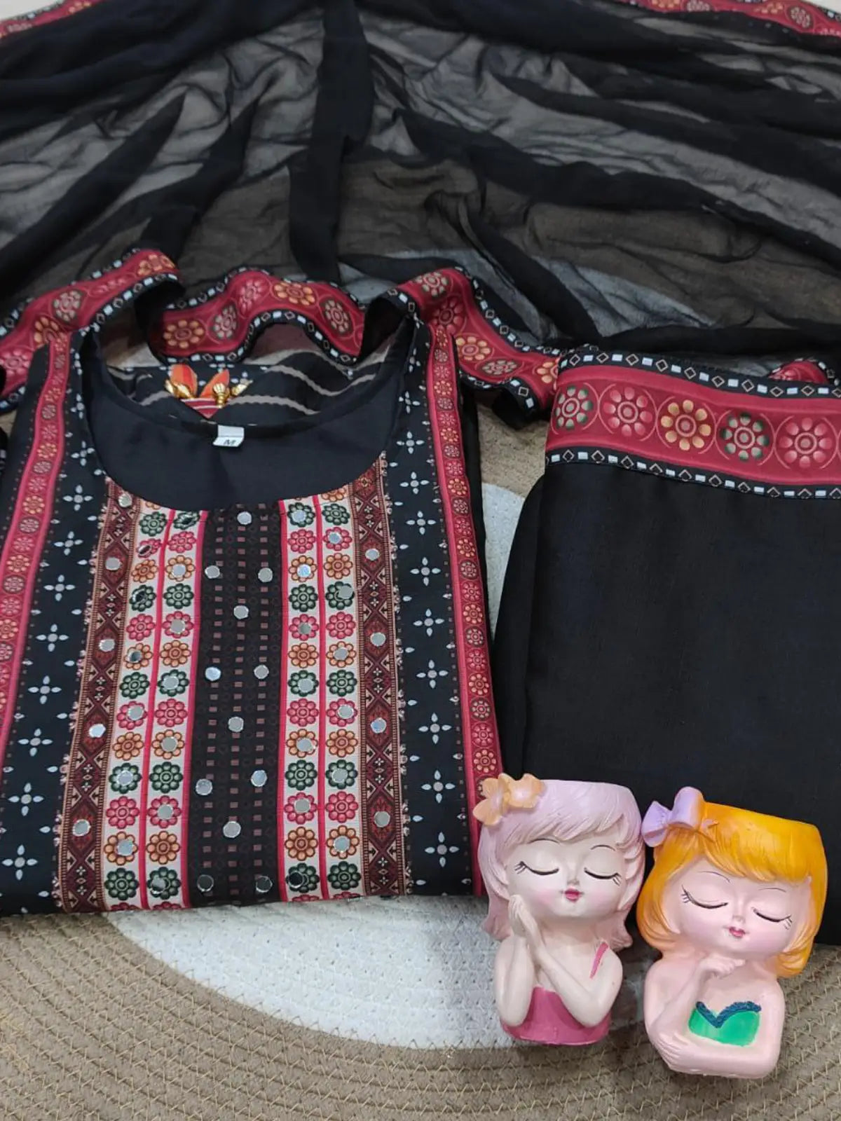 Plus Size Sajani Black Suit Set