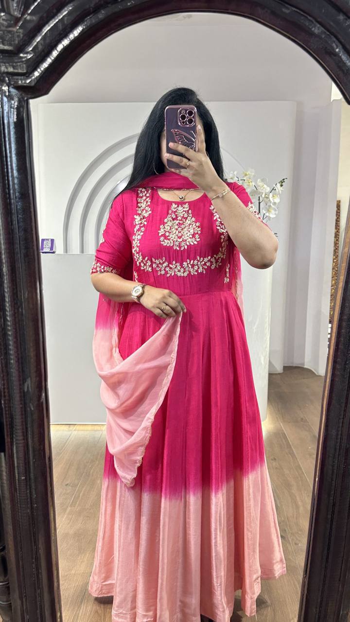 Pink Ombre Suit