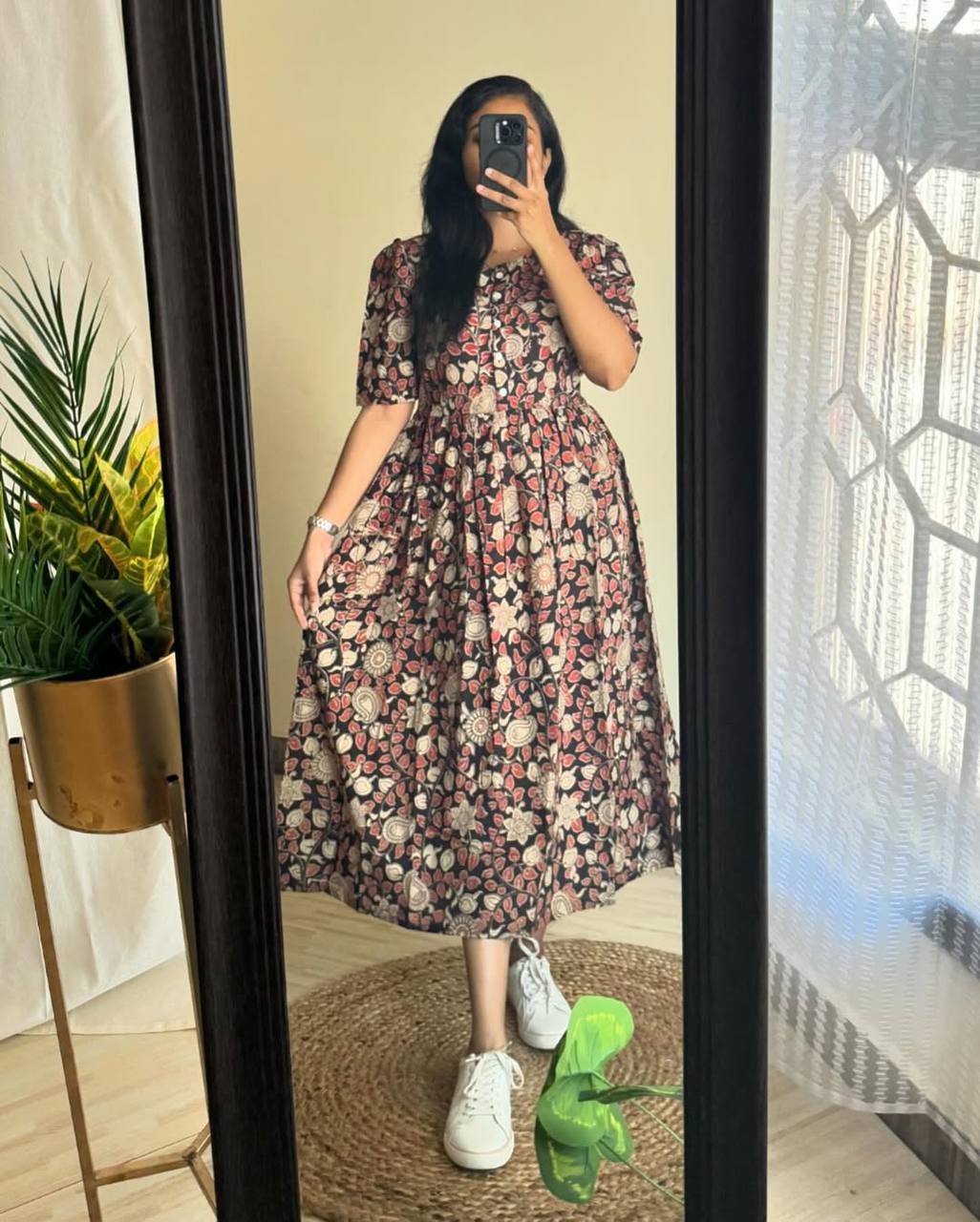 Black And Red Kalamkari