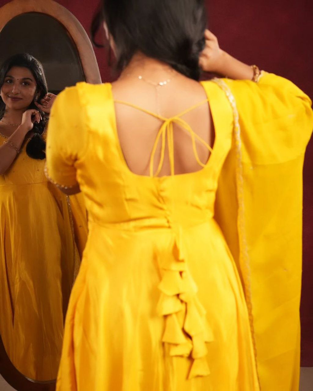 Heer Yellow Anarkali