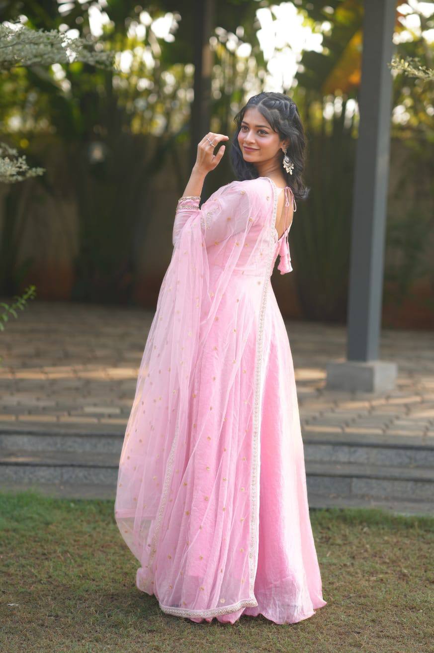 Soft Pink Anarkali