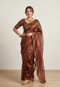 Apsara Copper Saree