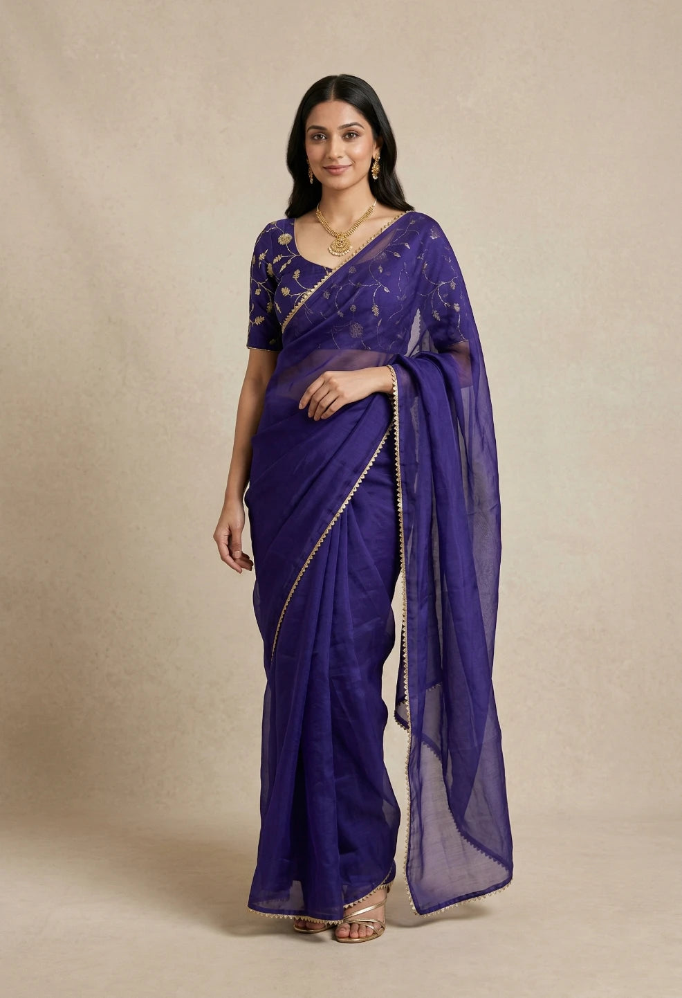 Apsara Purple Saree