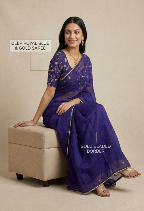 Apsara Purple Saree