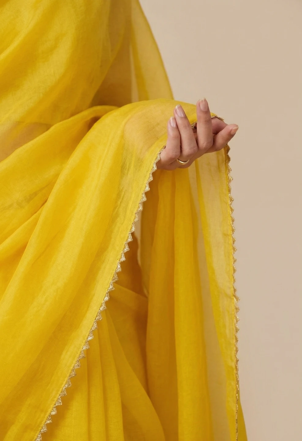 Apsara Yellow Saree