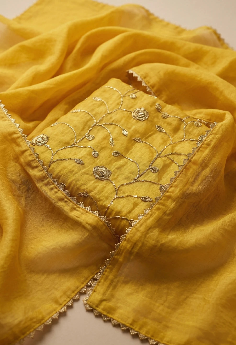 Apsara Yellow Saree