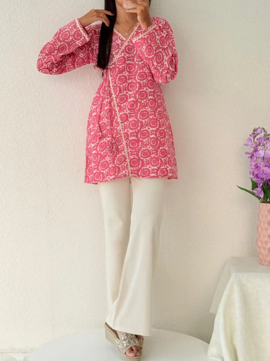 Ayushi Cotton Short Kurti