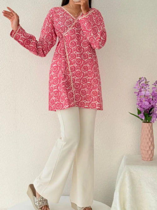 Ayushi Cotton Short Kurti