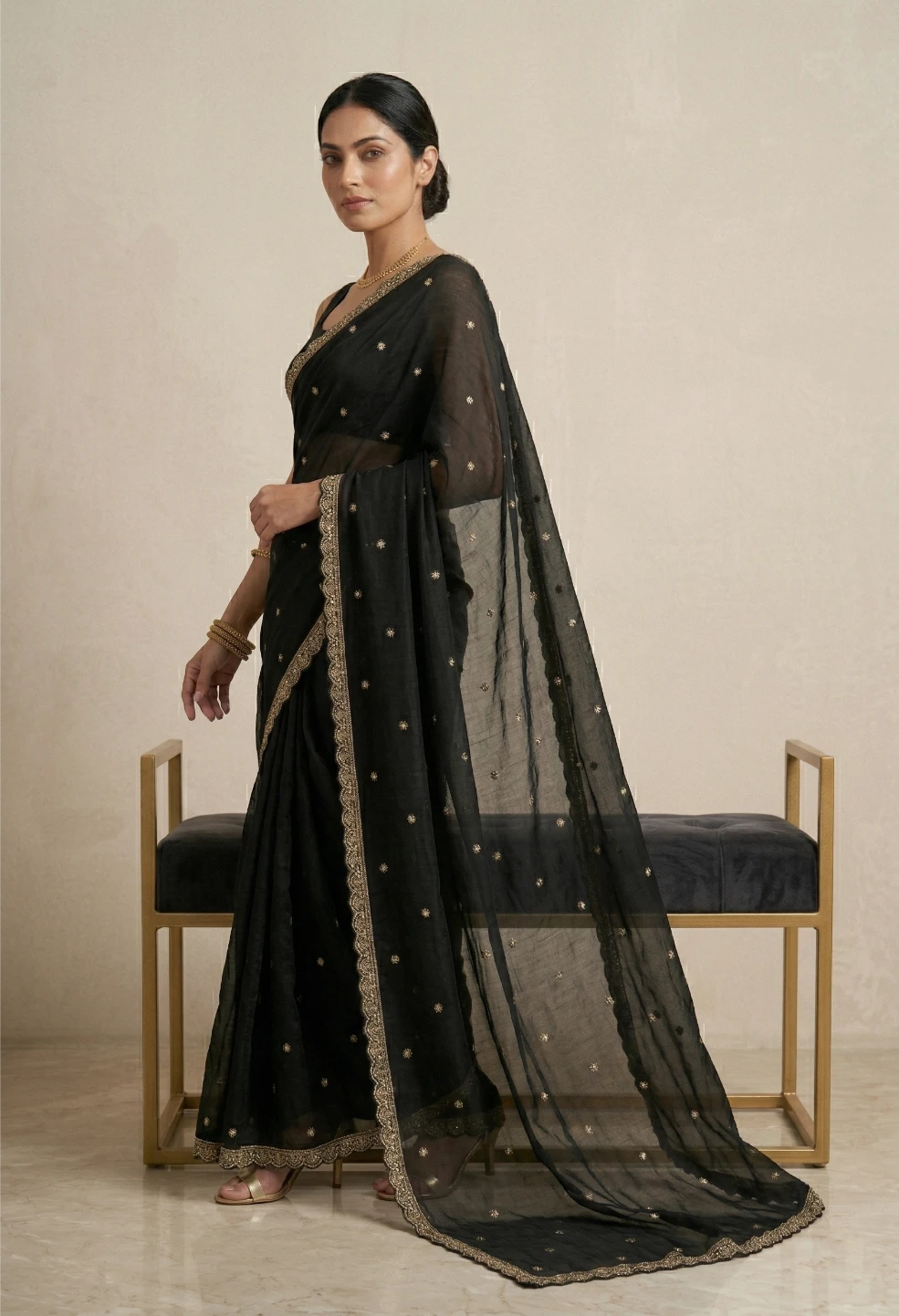 Black Aura Saree