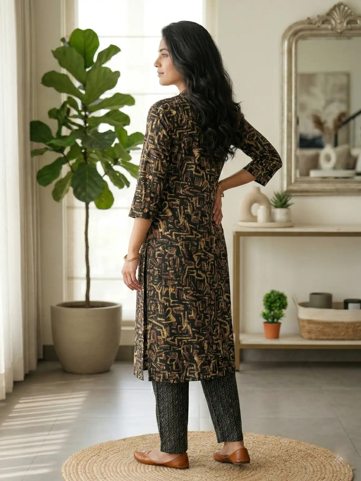Distorted Print Co-Ord Set