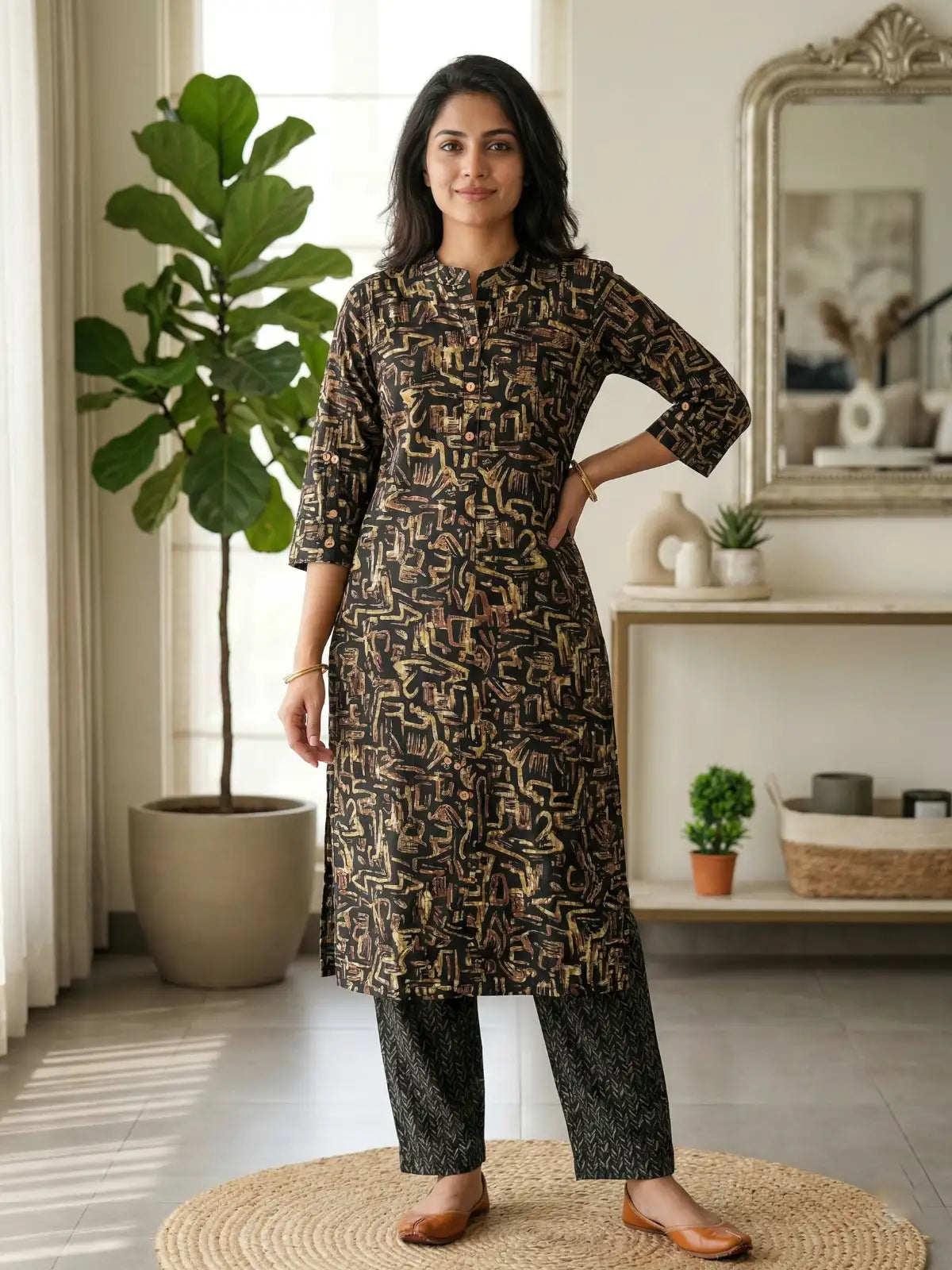Distorted Print Co-Ord Set