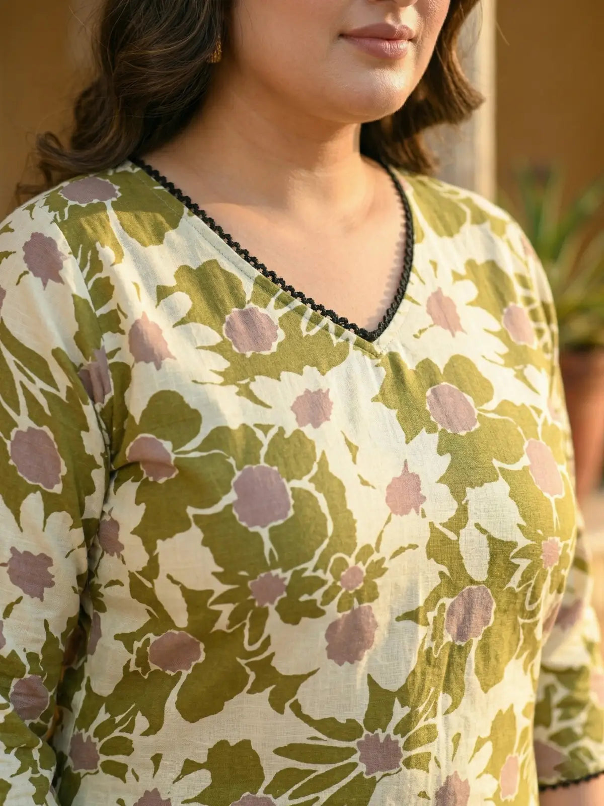 Mokshika Plus Size Co Ord Set