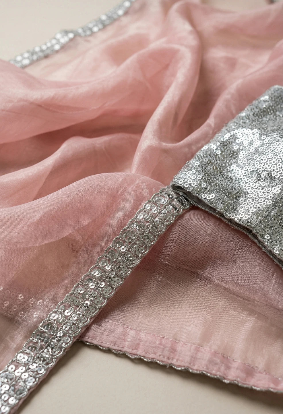 Pearl Blush Saree
