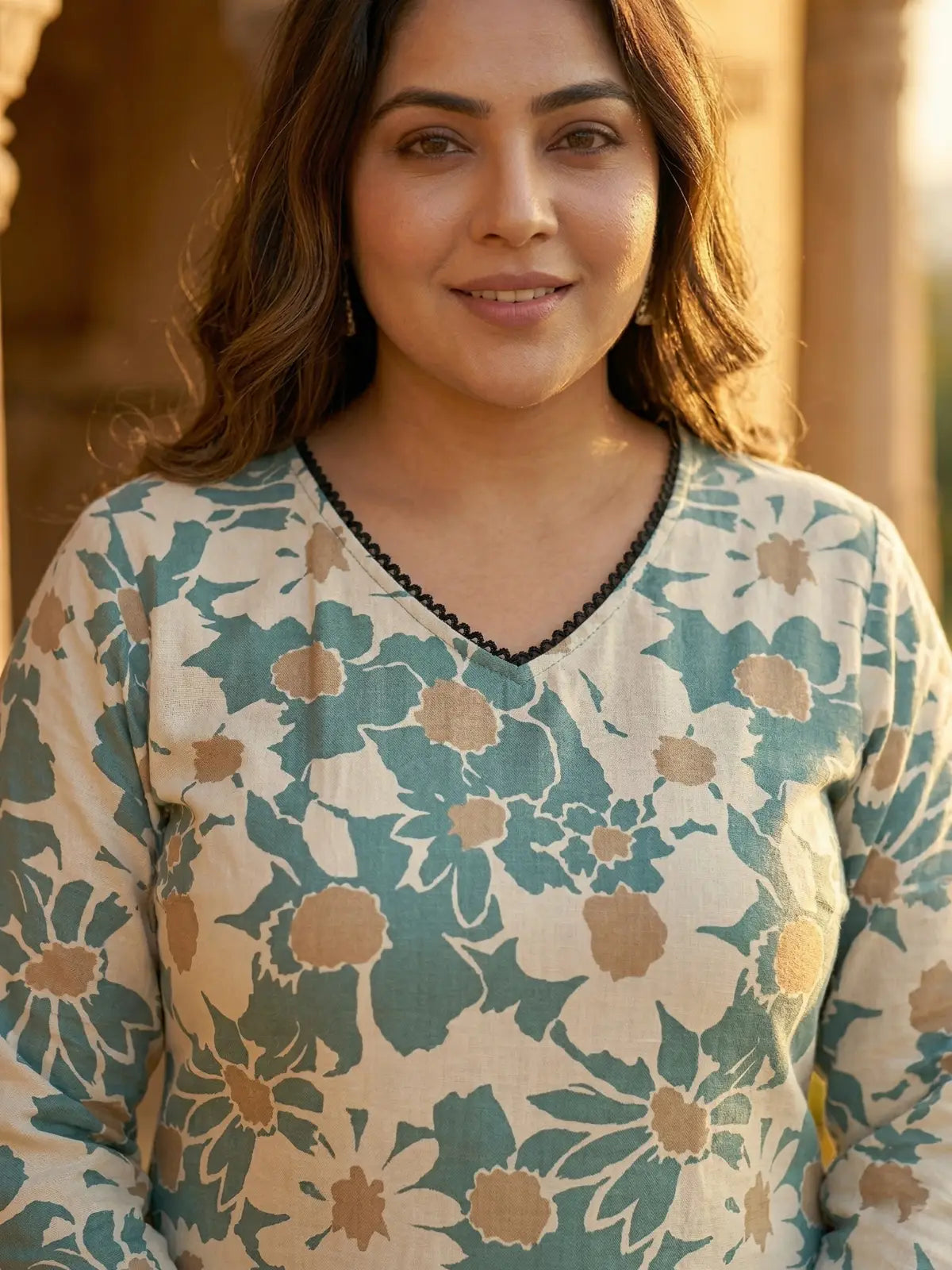 Plus Manisha Green Co Ord Set