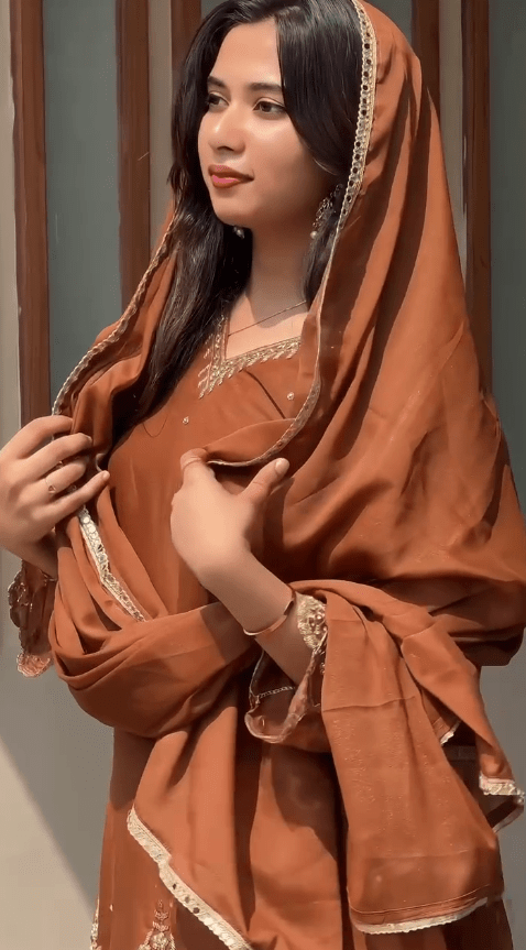 Embroidery Sequence Work Sharara Set