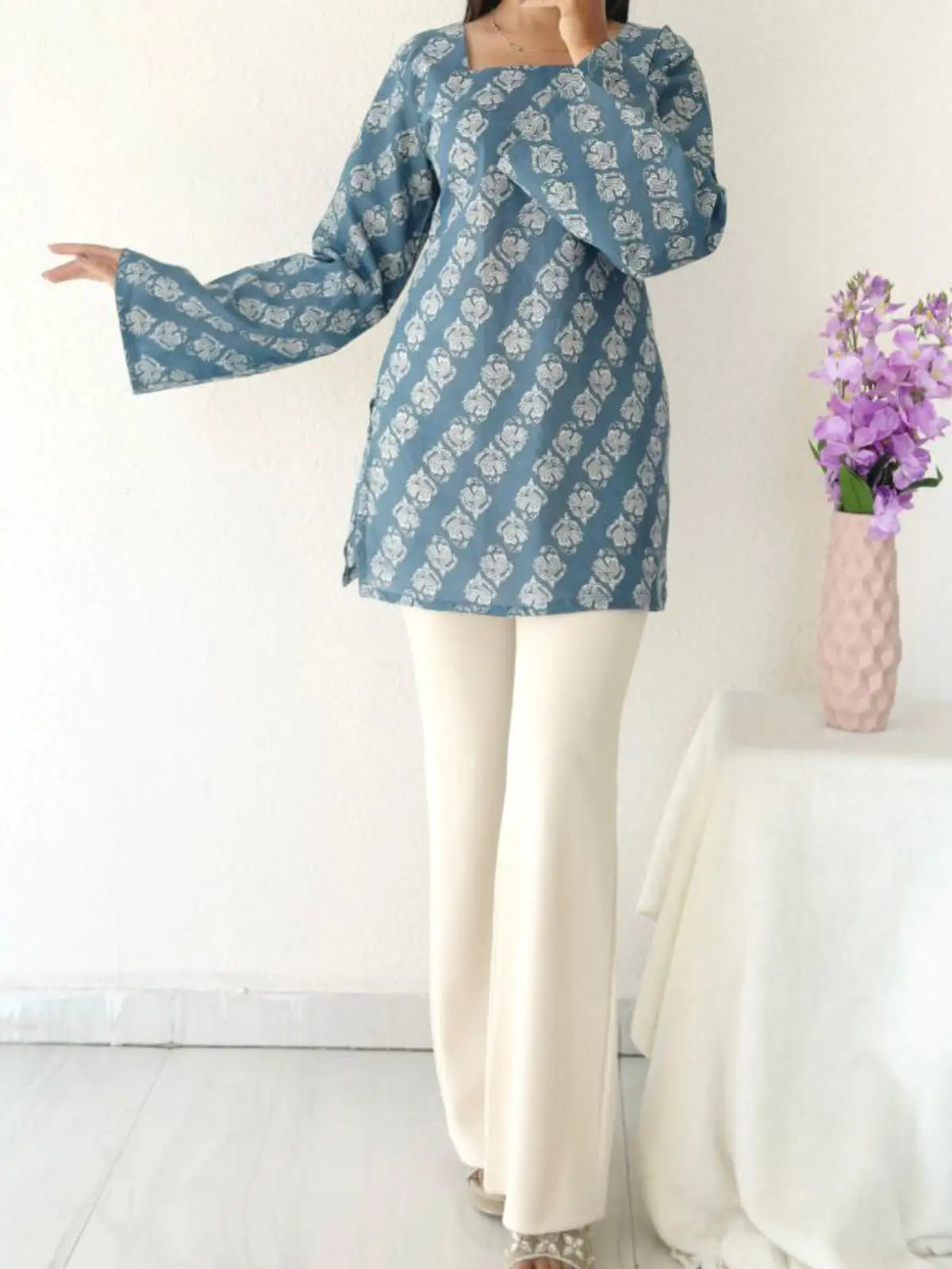 Tanya Cotton Short Kurti