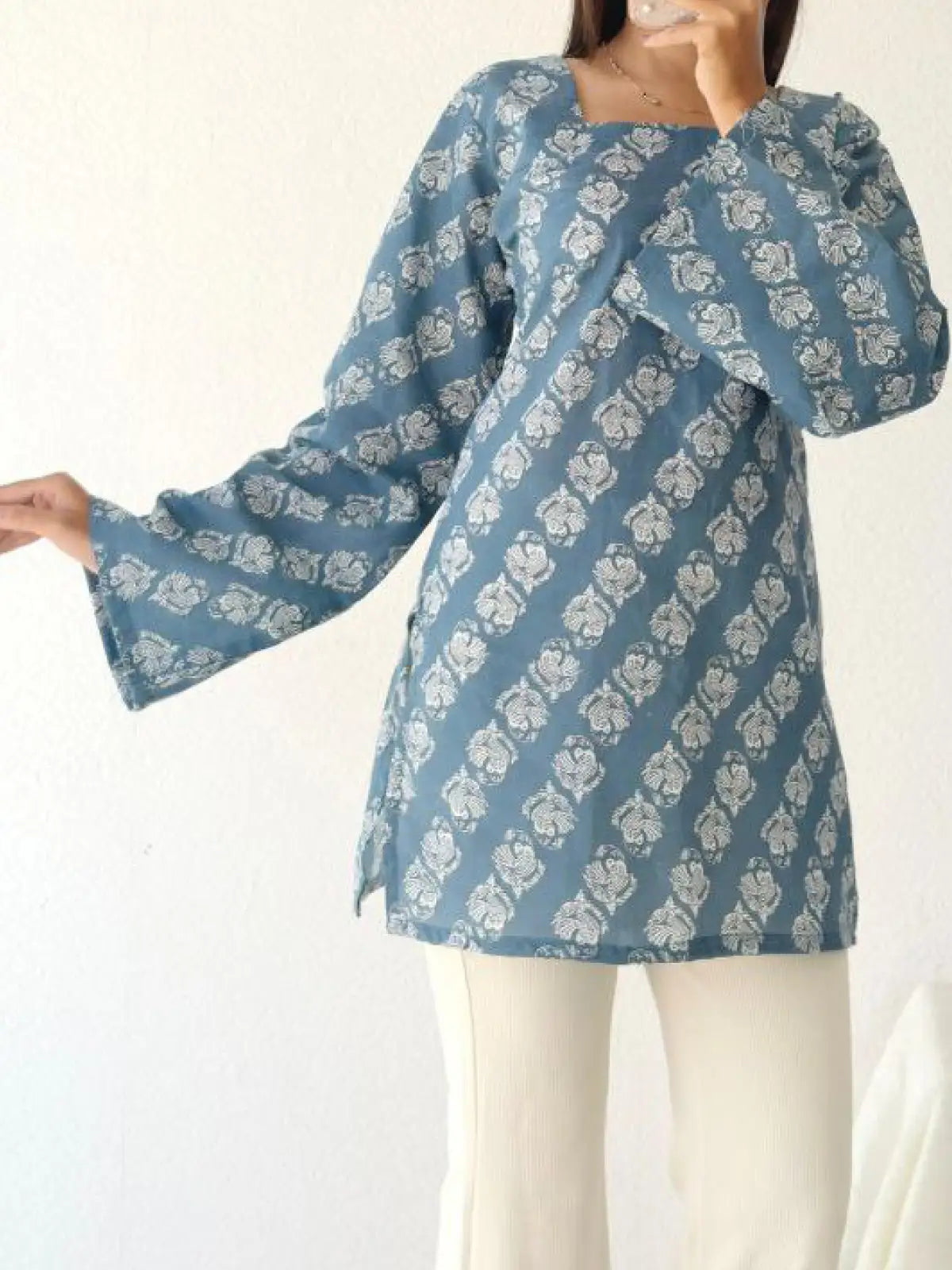 Tanya Cotton Short Kurti