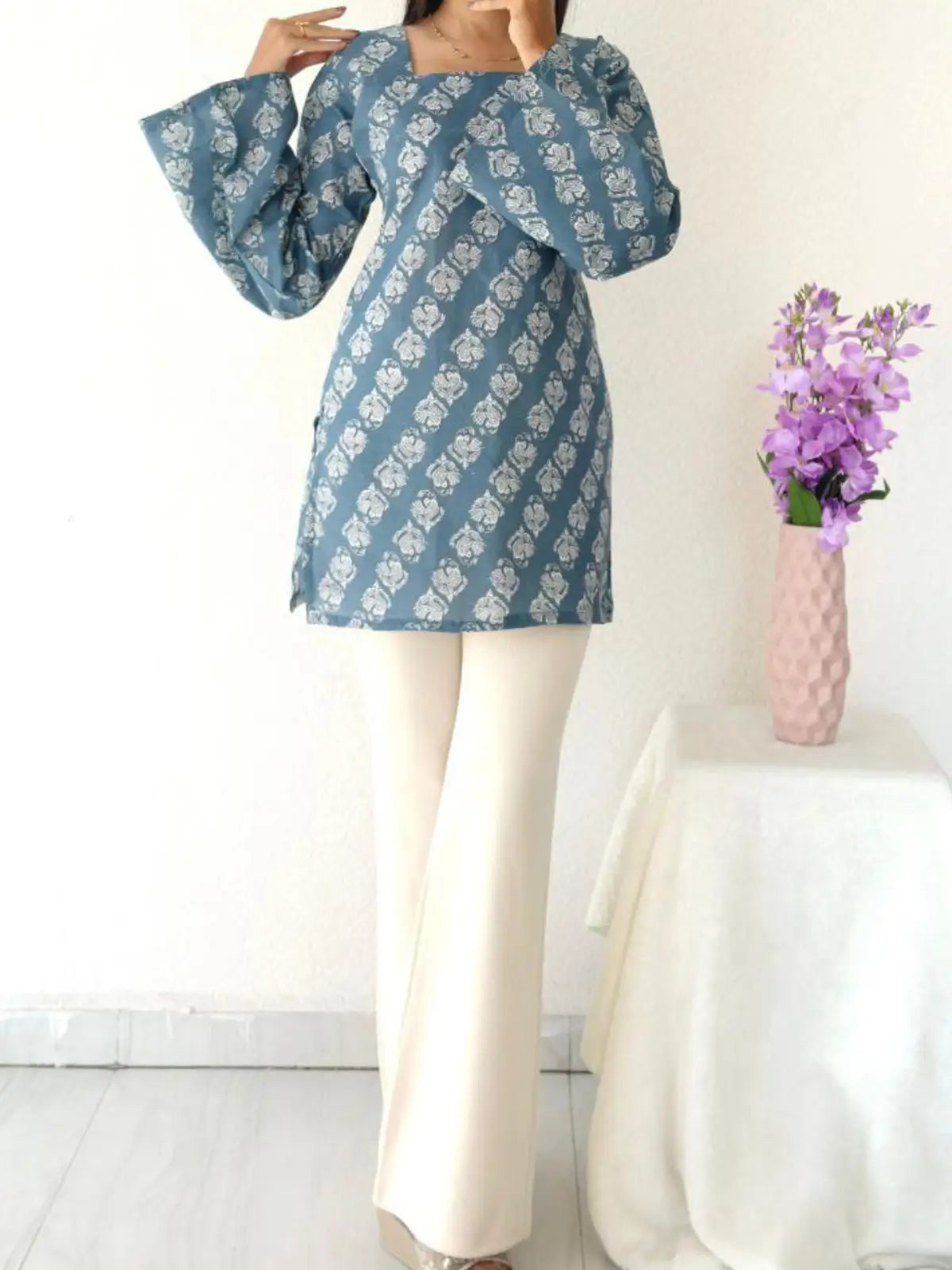 Tanya Cotton Short Kurti