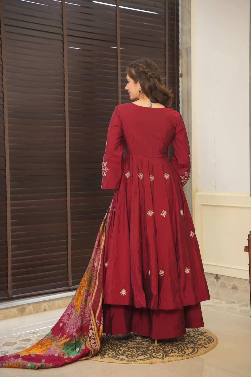 Parinita Marron Anarkali