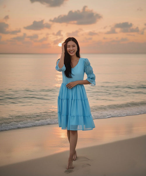 Blue Bell Mini Dress