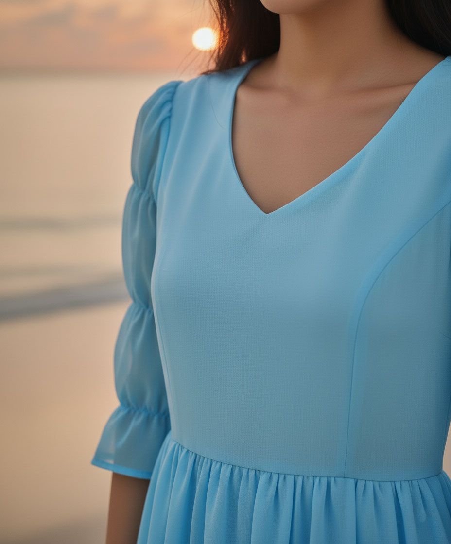 Blue Bell Mini Dress