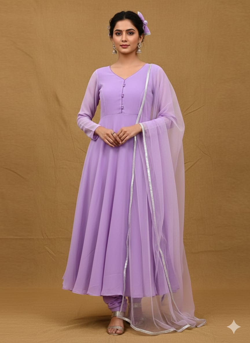 Lavender Solid Suit