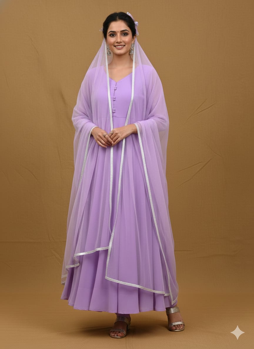 Lavender Solid Suit