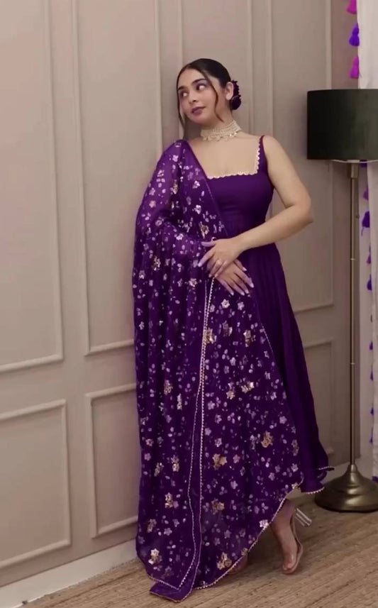 Purple Sana Silk