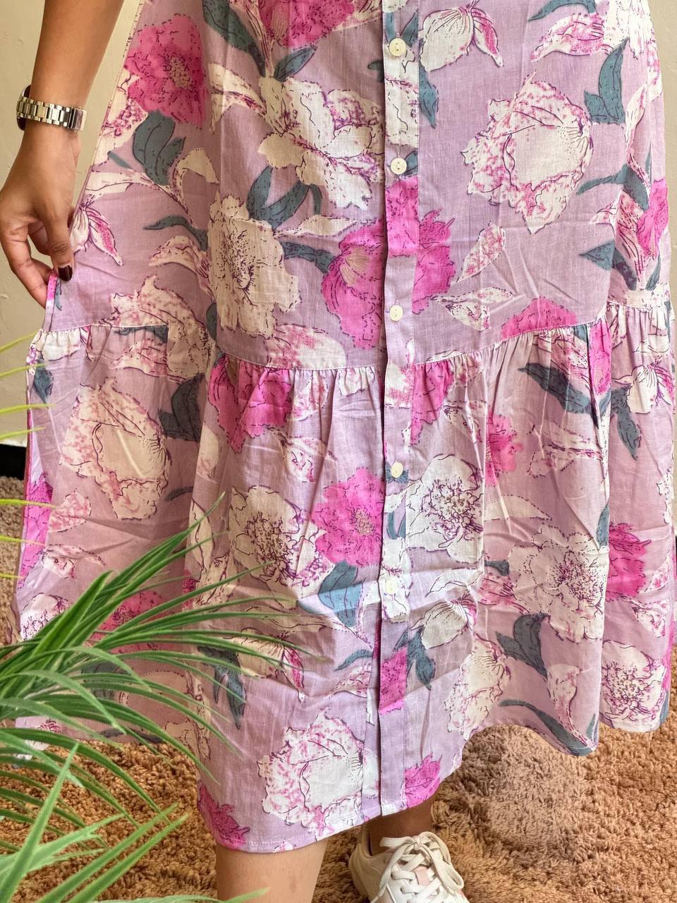 Lilac Shrug Maxi