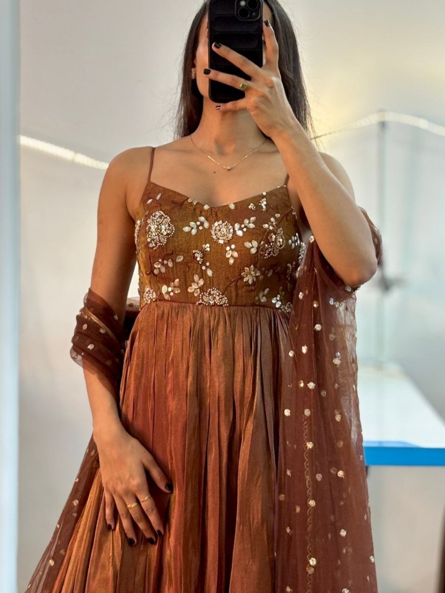 Golden Brown Gown
