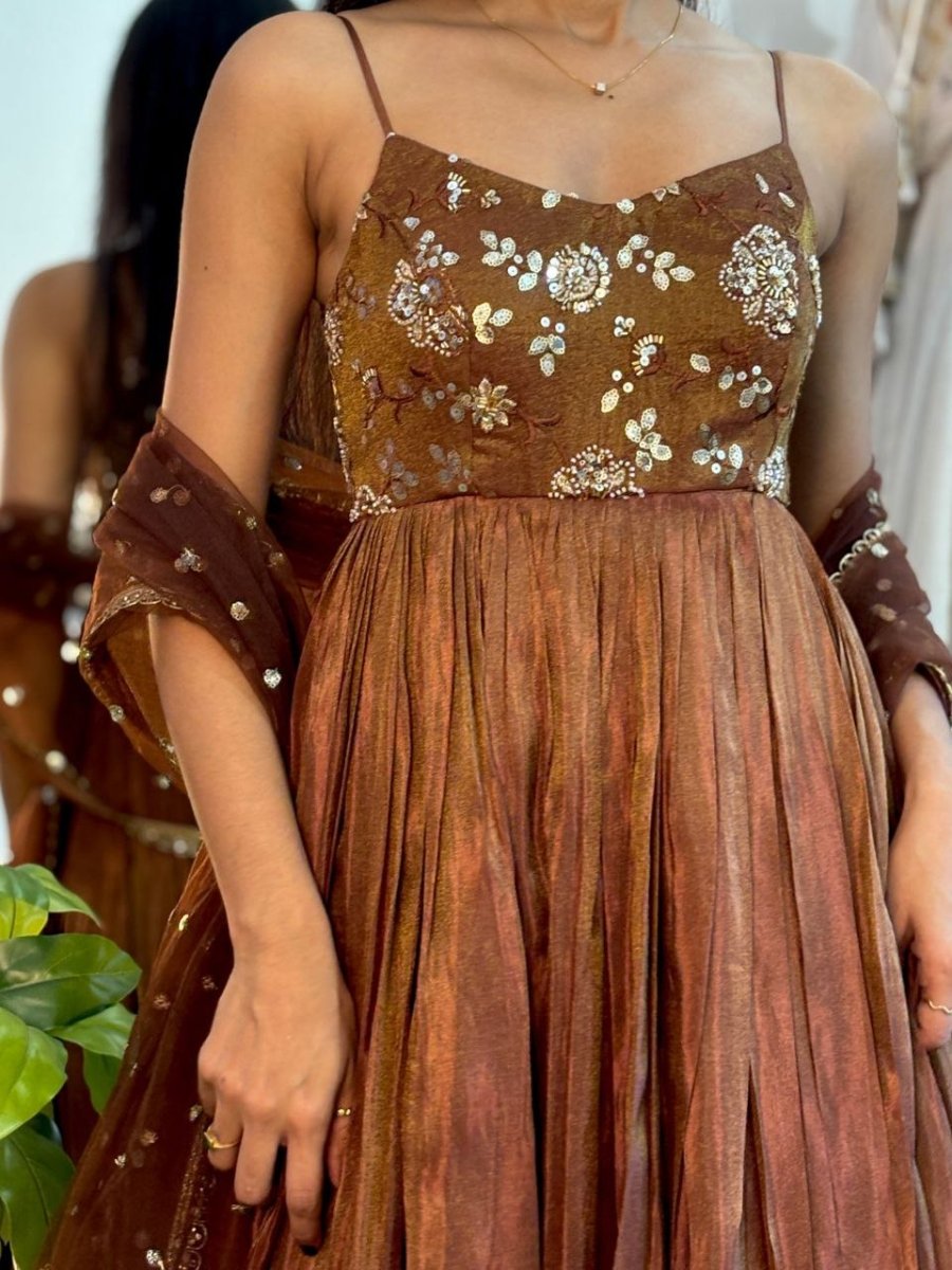 Golden Brown Gown