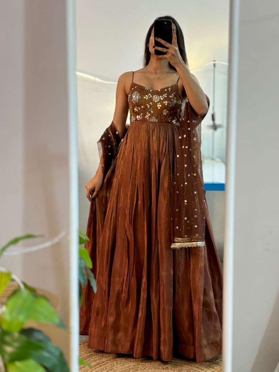 Golden Brown Gown