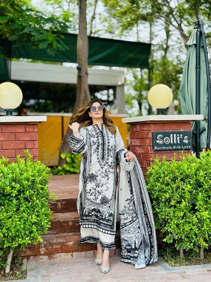 Pure Malai Satin Printed Kurti Set