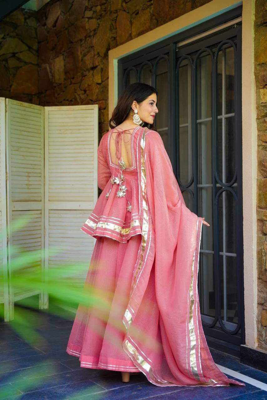 Tabby Organza Sharara Set