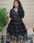 Priya Black Gown