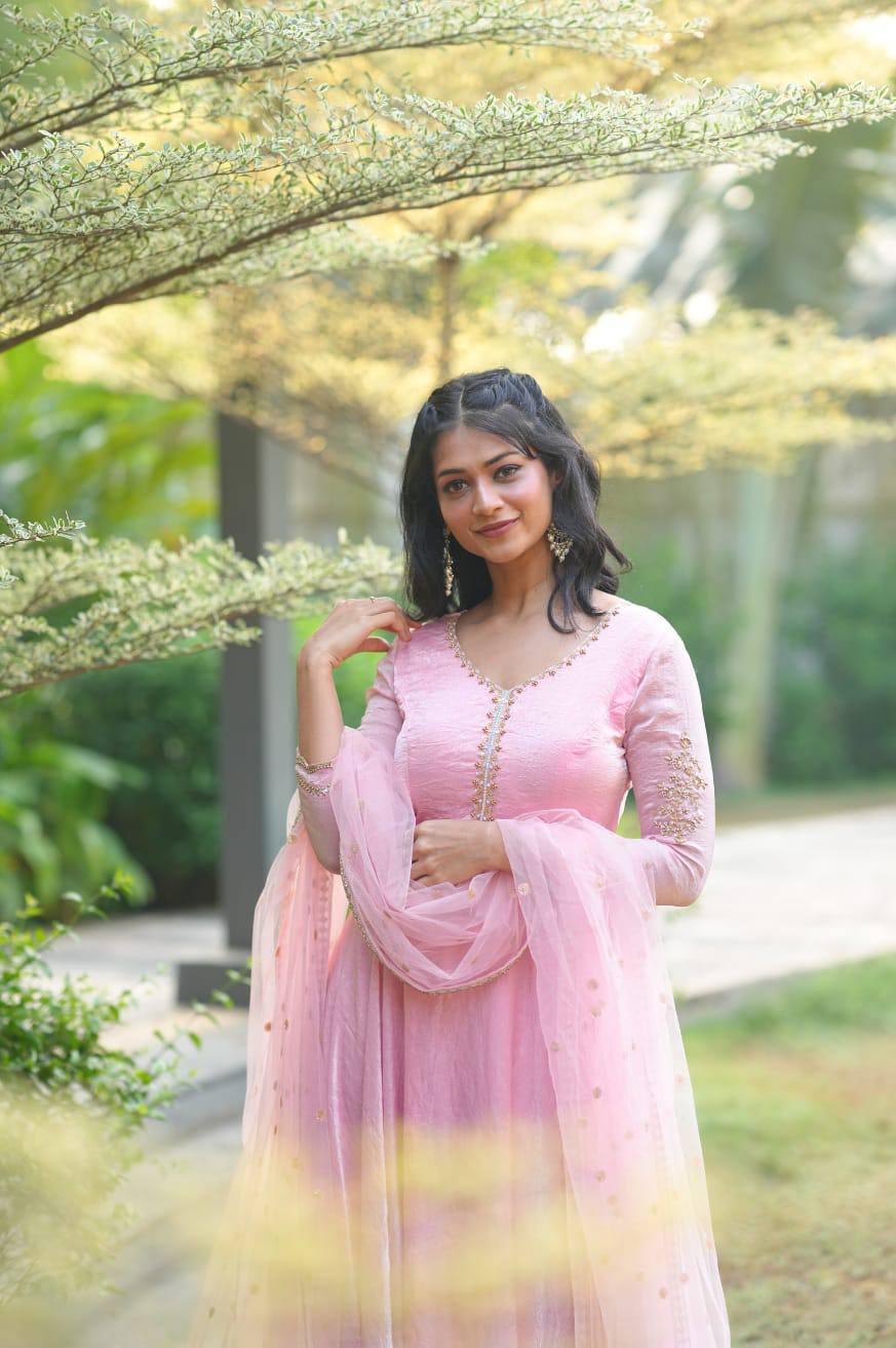 Soft Pink Anarkali