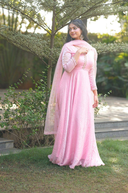 Soft Pink Anarkali