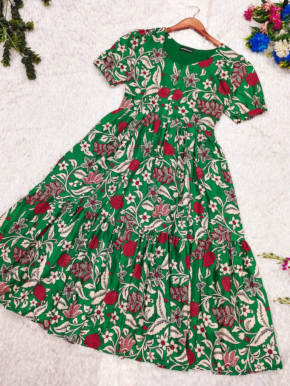 Green Kalamkari