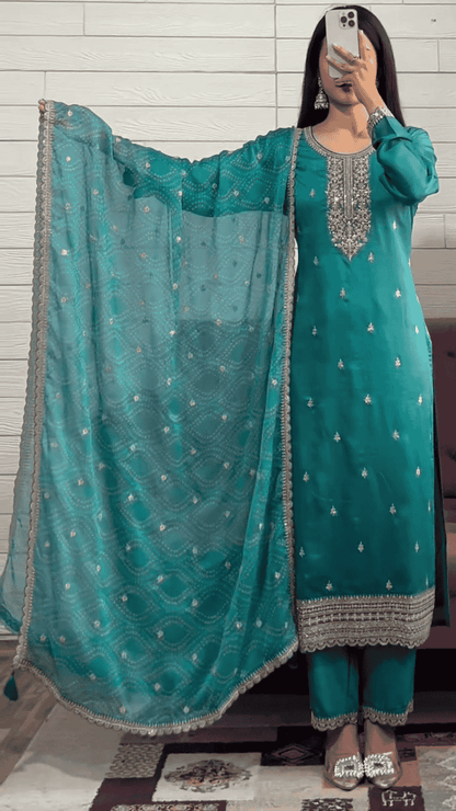 Pure Chinnon Suit Set